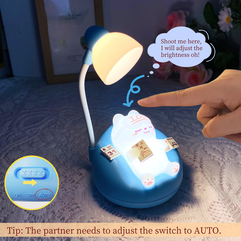 1pc cute sleeping cat style pat lights, USB charging atmosphere decorative lights, study office pat decoration table lights, bedroom atmosphere with sleeping lights, Thanksgiving, back-to-school season, birthday, New Year, holiday gift table lights for