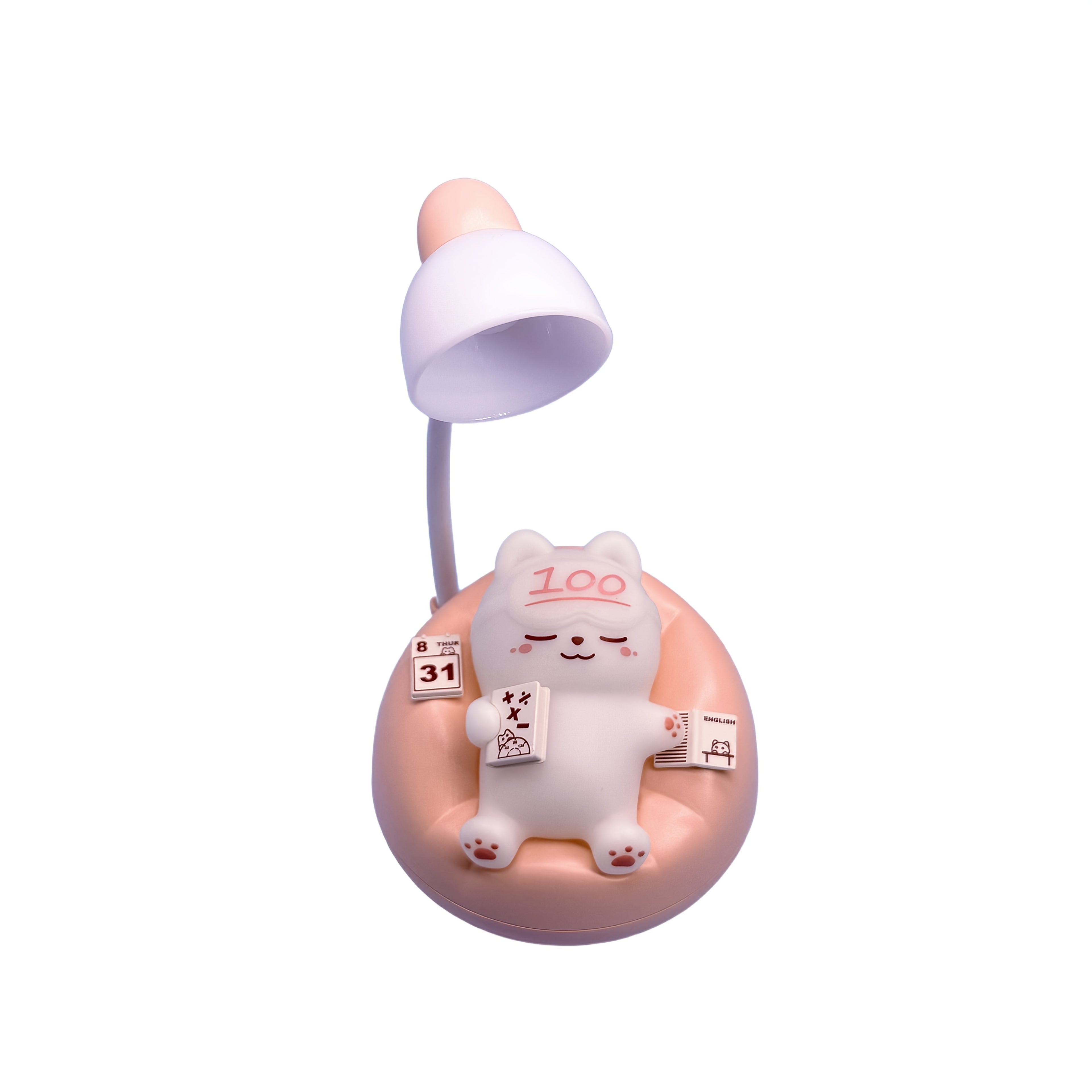1pc cute sleeping cat style pat lights, USB charging atmosphere decorative lights, study office pat decoration table lights, bedroom atmosphere with sleeping lights, Thanksgiving, back-to-school season, birthday, New Year, holiday gift table lights for