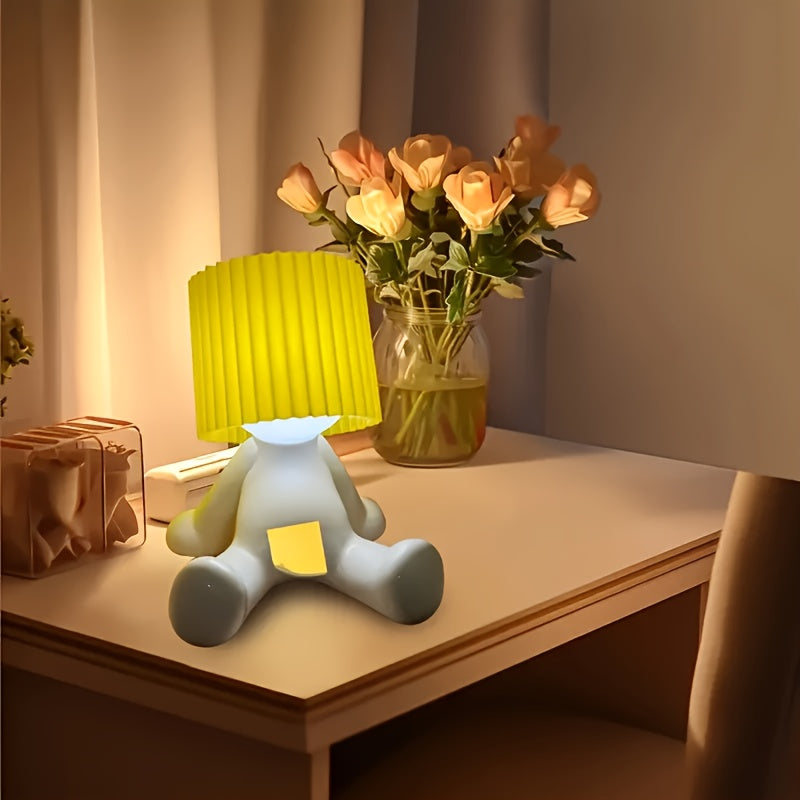 Creative Table Lamp, Bedroom Fun Night Light, Full of Atmosphere Small Night Light, USB Powered, Suitable for Bedroom Living Room Desk Lamp, Christmas, Valentine'S Day, The First Choice for All Holiday Gifts