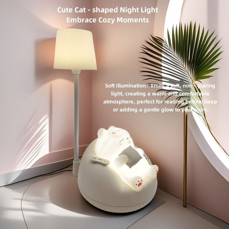 3 Brightness Levels Adjustable USB Charging Portable Night Light for Bedroom Bedside, Dormitory Sleep Companion LED Ambient Light, Christmas, Father'S Day, Mother'S Day, Thanksgiving Day, Valentine'S Day, Birthday, Festival Gift Desk Lamp