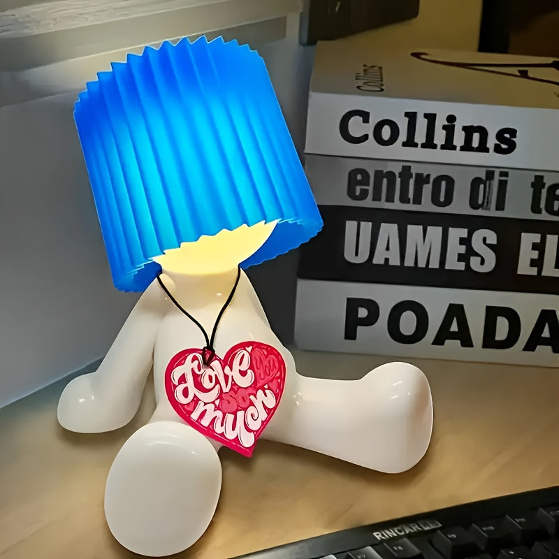 Creative Table Lamp, Bedroom Fun Night Light, Full of Atmosphere Small Night Light, USB Powered, Suitable for Bedroom Living Room Desk Lamp, Christmas, Valentine'S Day, The First Choice for All Holiday Gifts