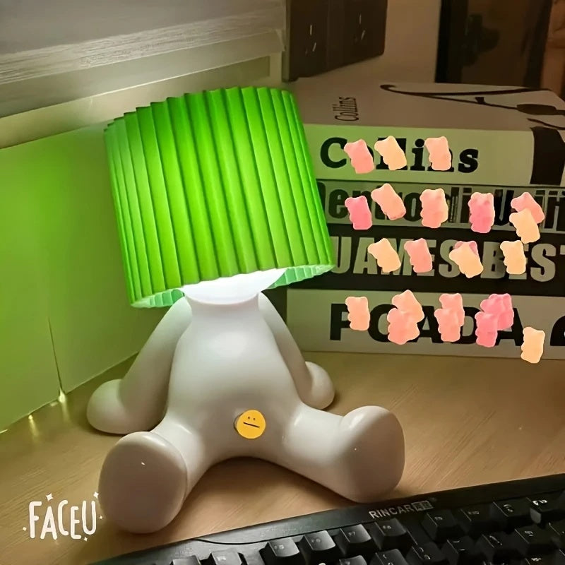 Creative Table Lamp, Bedroom Fun Night Light, Full of Atmosphere Small Night Light, USB Powered, Suitable for Bedroom Living Room Desk Lamp, Christmas, Valentine'S Day, The First Choice for All Holiday Gifts