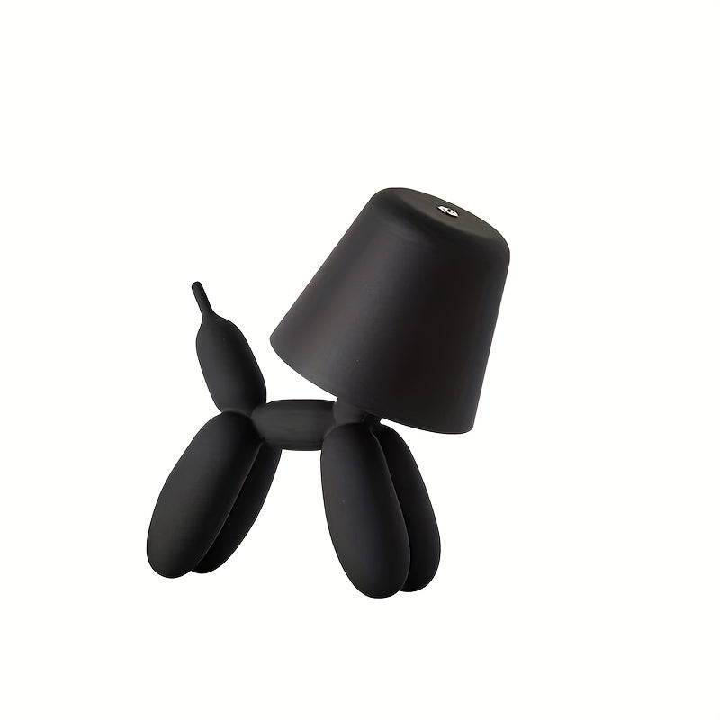 MetaLume Cute Doggy LED Table Lamp - Touch Control, 3 Color Temperature Adjustment, Rechargeable Battery-Powered, Modern Oil-Rubbed Finish for Home Decor, Perfect for Living Room, Bedroom, or Office, Dog Decor
