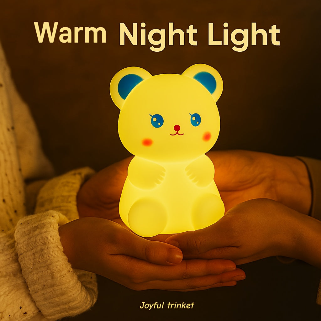 [Creative Night Light] Warm Light Illumination, Creative Night Light | Bedside Table Decor, Perfect for Home, Camping, And Bedroom Bedside, Ideal Gift for Friends, Family, And Classmates, Daily Companion Lighting, Desktop Decoration, Festival Party And