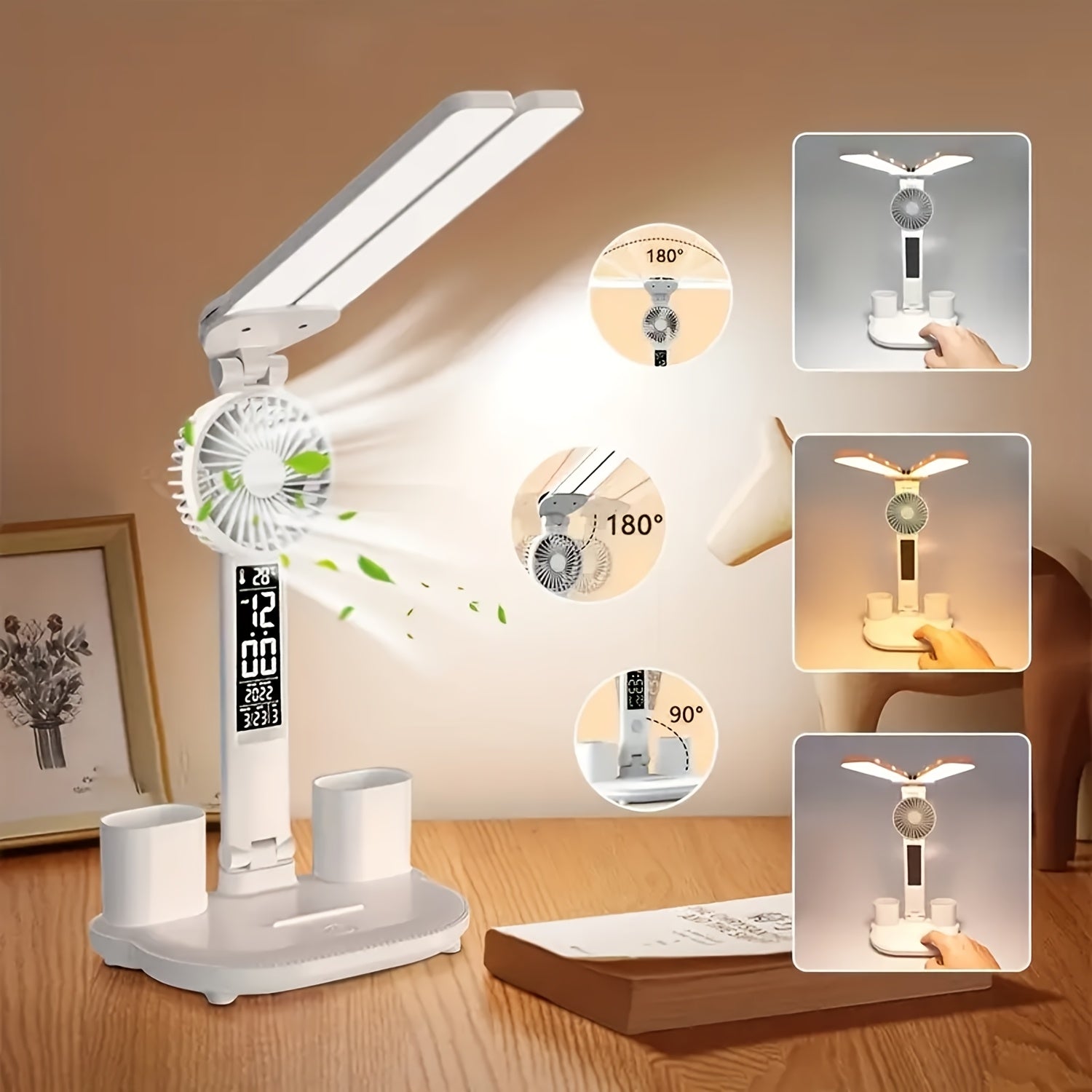 [Creative USB Desk Lamp] Adjustable USB LED Desk Lamp - Creative Ambient Night Light for Bedroom, Home Office, Reading, Bedside Lighting | Perfect Gift for Christmas, Valentine's Day, Easter, Halloween