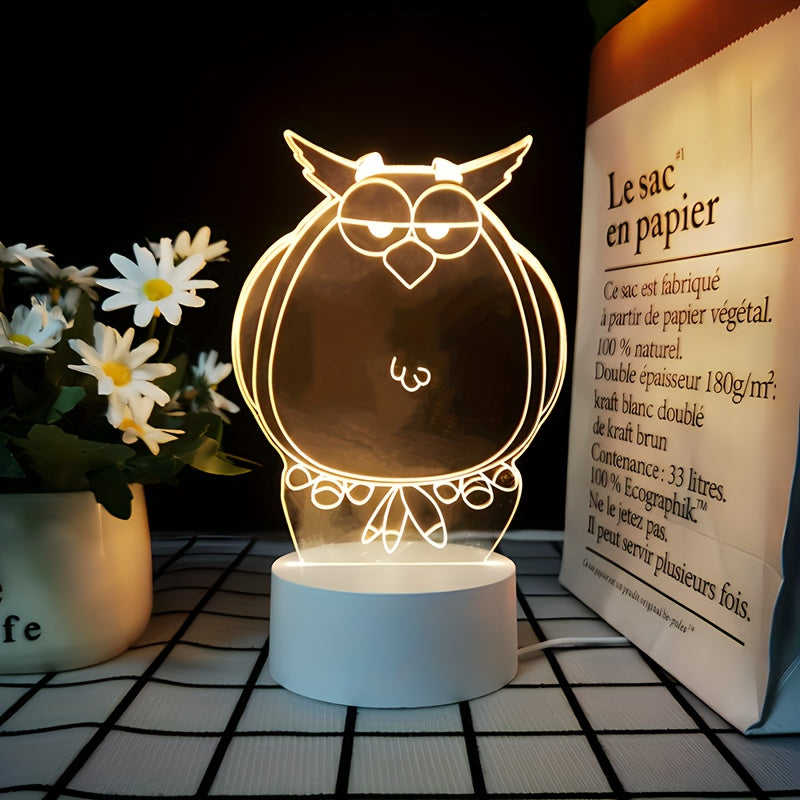 Night lamp, desk lamp, bedroom bedside lamp, creative birthday gift for girl's best friend, desktop decoration, dormitory atmosphere
