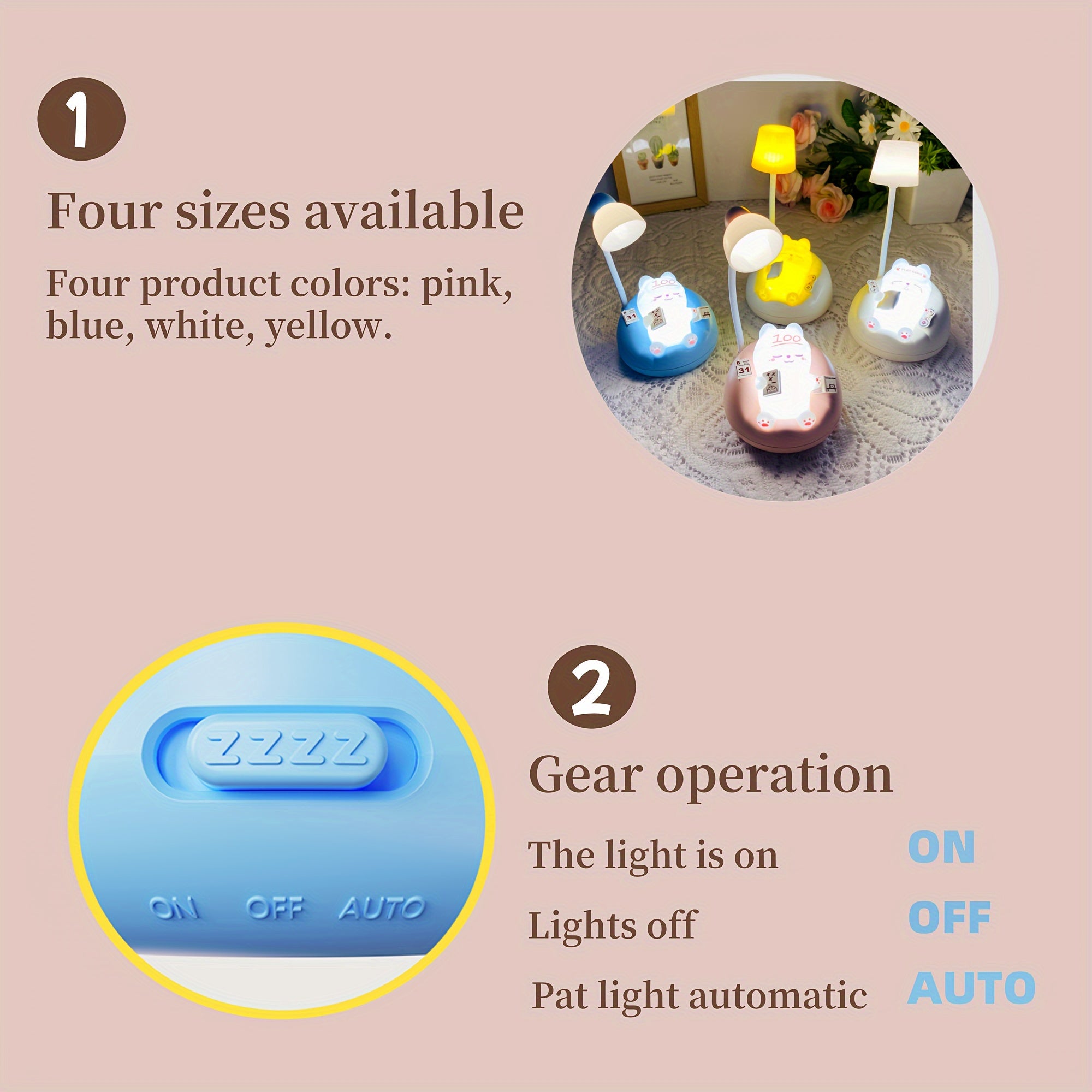 1pc cute sleeping cat style pat lights, USB charging atmosphere decorative lights, study office pat decoration table lights, bedroom atmosphere with sleeping lights, Thanksgiving, back-to-school season, birthday, New Year, holiday gift table lights for