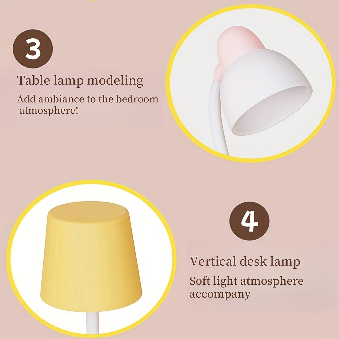 1pc cute sleeping cat style pat lights, USB charging atmosphere decorative lights, study office pat decoration table lights, bedroom atmosphere with sleeping lights, Thanksgiving, back-to-school season, birthday, New Year, holiday gift table lights for