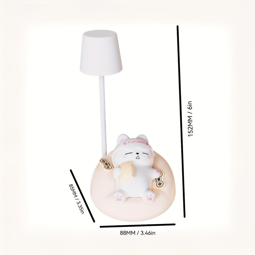 3 Brightness Levels Adjustable USB Charging Portable Night Light for Bedroom Bedside, Dormitory Sleep Companion LED Ambient Light, Christmas, Father'S Day, Mother'S Day, Thanksgiving Day, Valentine'S Day, Birthday, Festival Gift Desk Lamp