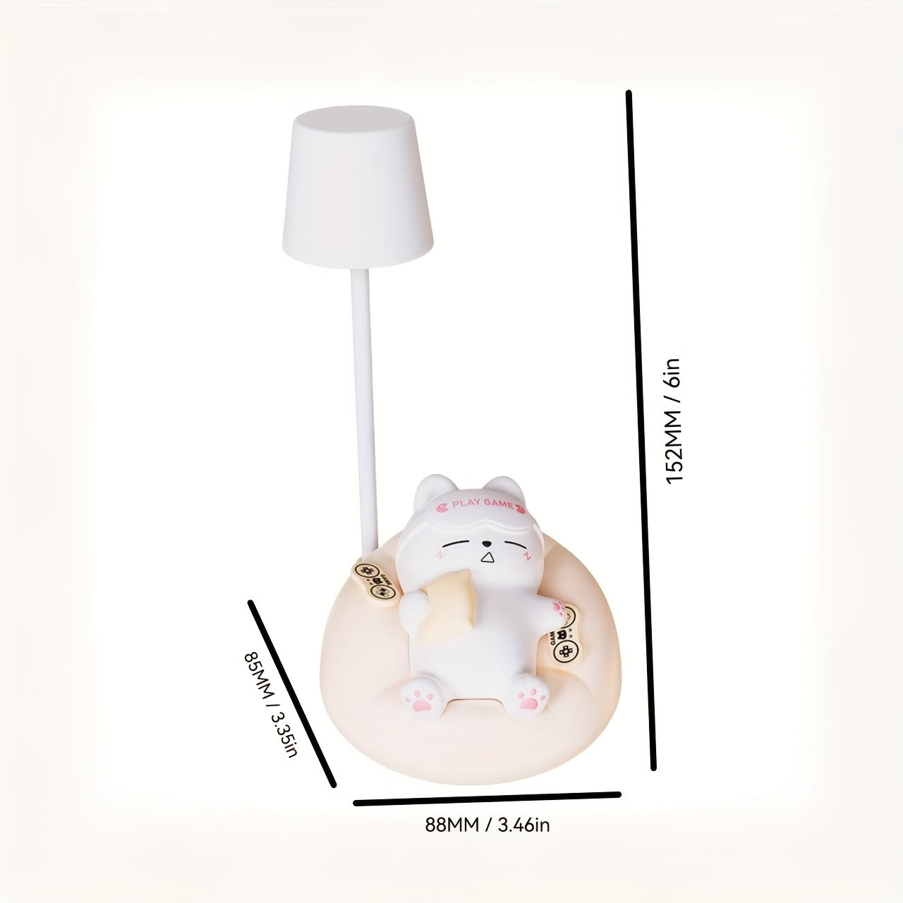 3 Brightness Levels Adjustable USB Charging Portable Night Light for Bedroom Bedside, Dormitory Sleep Companion LED Ambient Light, Christmas, Father'S Day, Mother'S Day, Thanksgiving Day, Valentine'S Day, Birthday, Festival Gift Desk Lamp