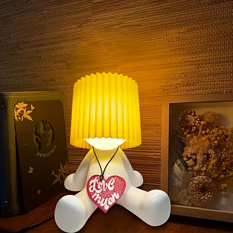 Creative Table Lamp, Bedroom Fun Night Light, Full of Atmosphere Small Night Light, USB Powered, Suitable for Bedroom Living Room Desk Lamp, Christmas, Valentine'S Day, The First Choice for All Holiday Gifts