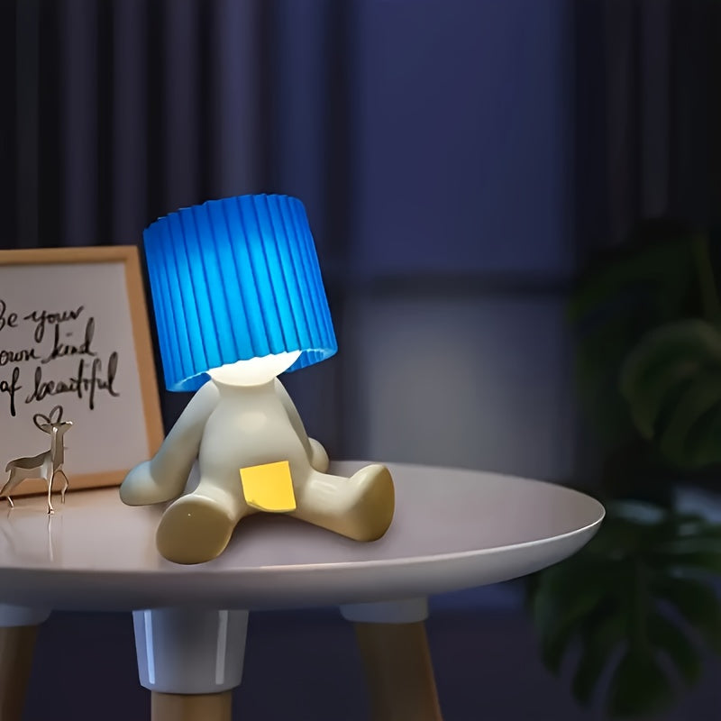 Creative Table Lamp, Bedroom Fun Night Light, Full of Atmosphere Small Night Light, USB Powered, Suitable for Bedroom Living Room Desk Lamp, Christmas, Valentine'S Day, The First Choice for All Holiday Gifts