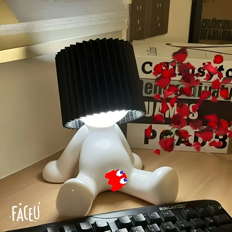 Creative Table Lamp, Bedroom Fun Night Light, Full of Atmosphere Small Night Light, USB Powered, Suitable for Bedroom Living Room Desk Lamp, Christmas, Valentine'S Day, The First Choice for All Holiday Gifts