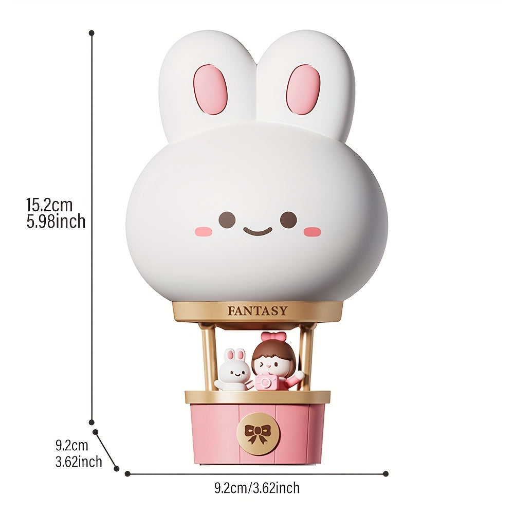 1pc Intelligent Night Lamp, USB rechargeable companion sleep lamp, 3-speed dimming lighting desk lamp, 3 levels of brightness adjustment pat light, decompression lamp, bedside night light, suitable for bedroom, living room, decoration
